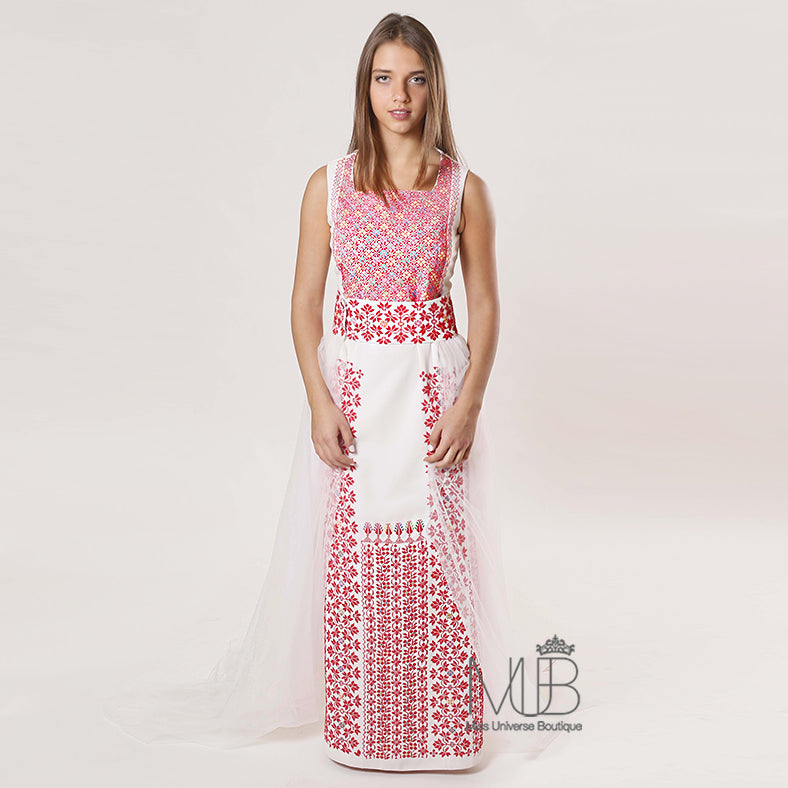 Hiba Palestinian Embroidered Dress Hiba Palestinian Embroidered Dress